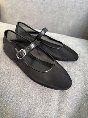 Jeffrey Campbell Mesh Mary Jane Flats